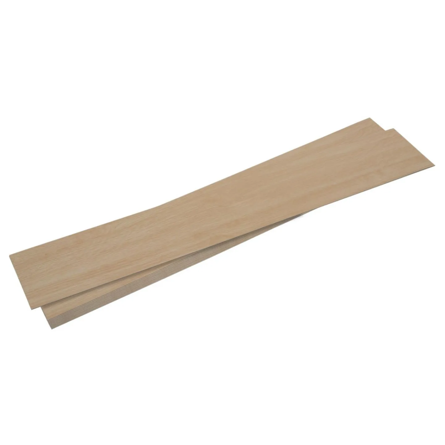 Lames PVC adhésives bois chêne clair*IDMarket Online