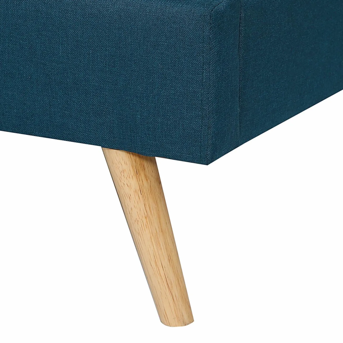 Lit bleu canard scandinave 140x190 cm*IDMarket Discount