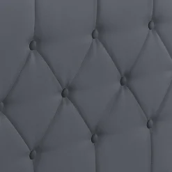 Lit coffre avec tête de lit gris 140x190 CM*IDMarket New