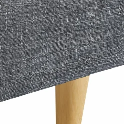 Lit scandinave 140x190 cm gris*IDMarket Outlet