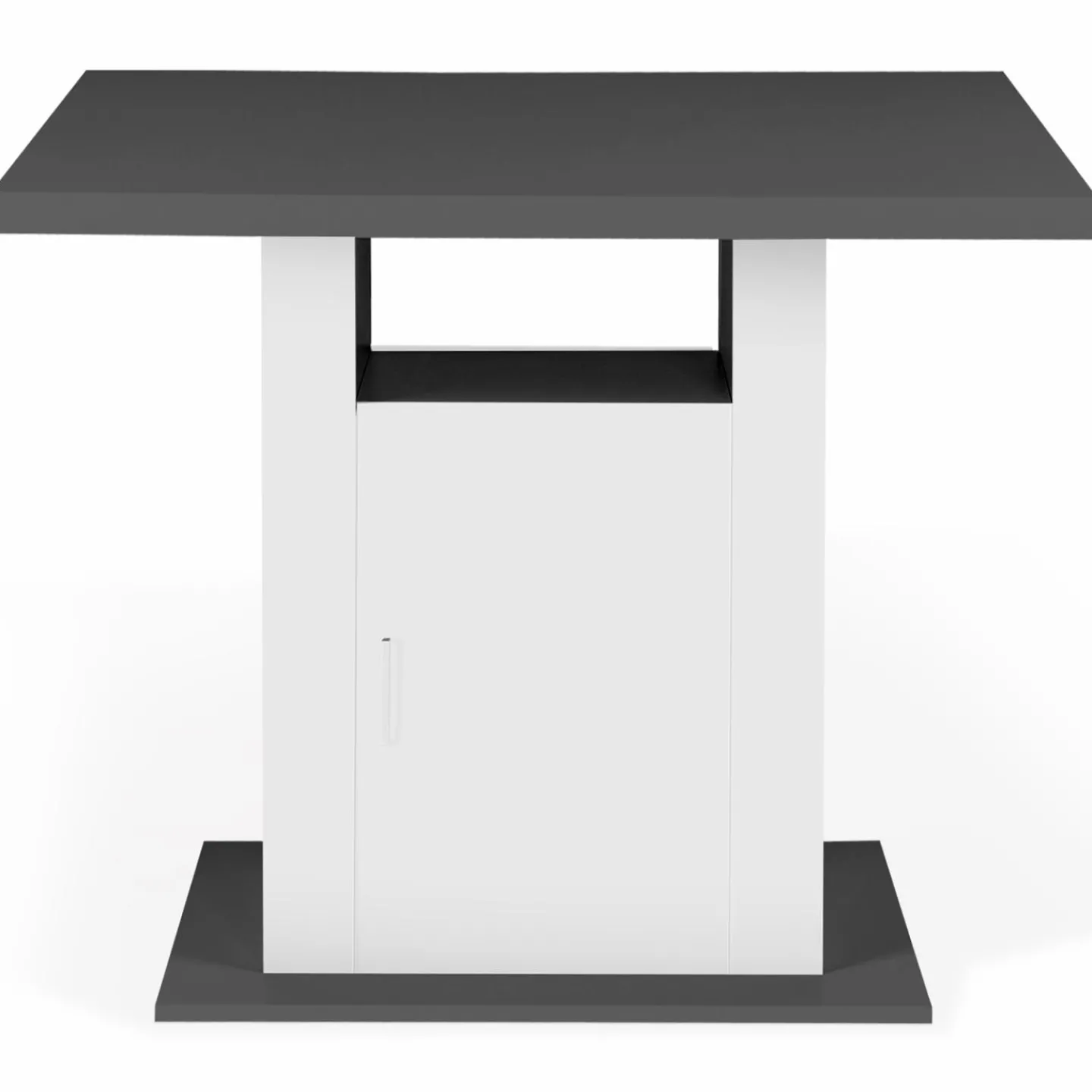 Îlot central cuisine bois gris et blanc 110 cm*IDMarket Online