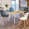 Lot de 4 chaises ajourées dépareillées design*IDMarket Clearance