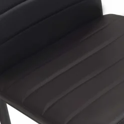 Lot de 6 chaises noires*IDMarket Outlet