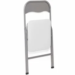 Lot de 6 chaises pliantes blanches d’intérieur*IDMarket Sale