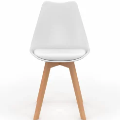 Lot de 4 chaises scandinaves blanches*IDMarket Hot