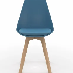 Lot de 6 chaises scandinaves mix color bleues, grises et jaunes*IDMarket New