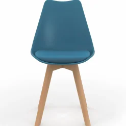 Lot de 8 chaises scandinaves 4 couleurs*IDMarket
