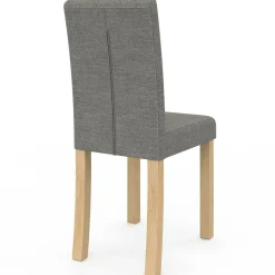 Lot de 6 chaises scandinaves capitonnées grises*IDMarket Sale