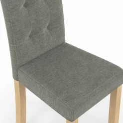 Lot de 6 chaises scandinaves capitonnées grises*IDMarket Sale