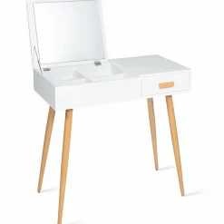 Meuble coiffeuse blanche style scandinave*IDMarket Clearance