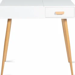 Meuble coiffeuse blanche style scandinave*IDMarket Clearance