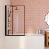 Pare baignoire 1 volet 70x120cm*IDMarket Hot