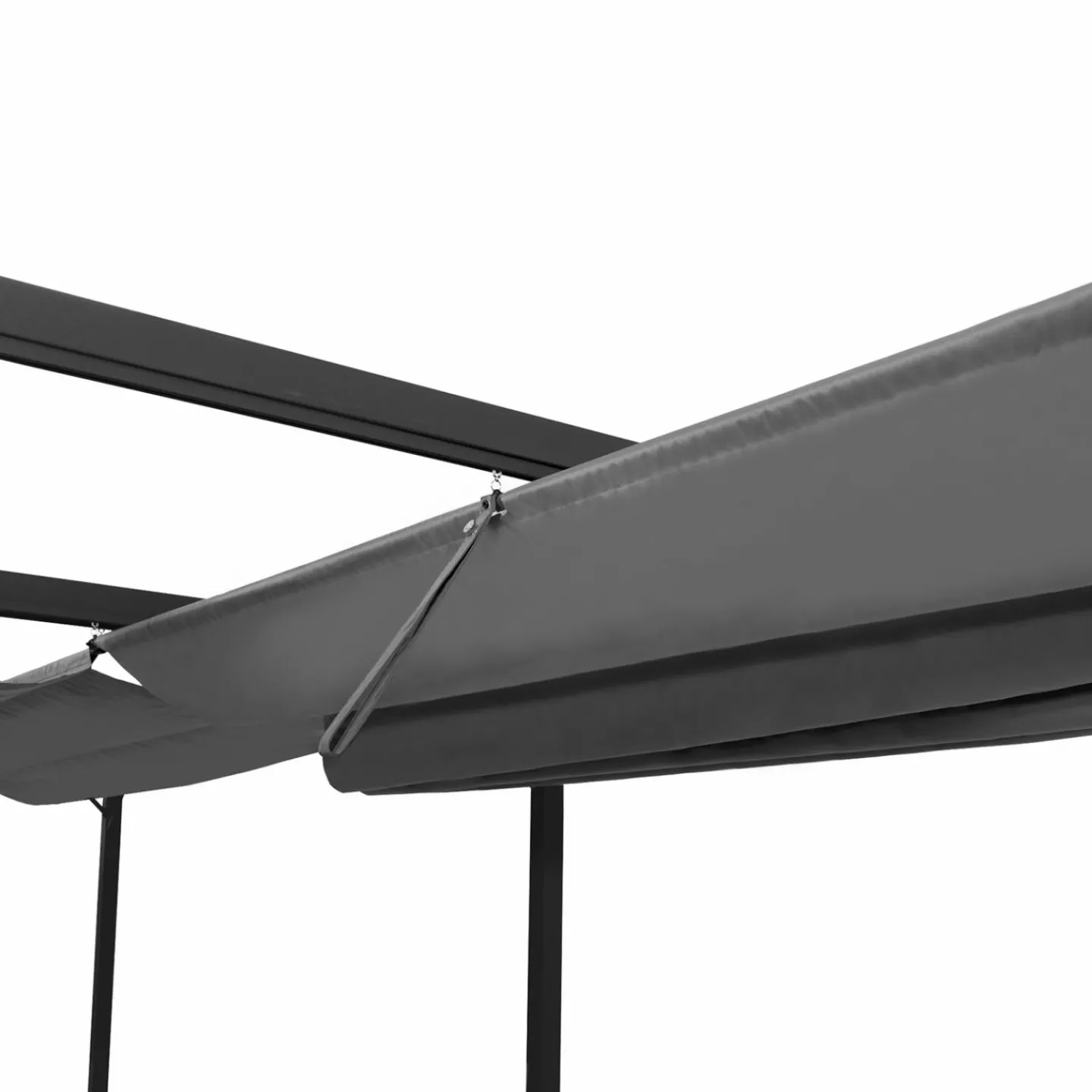 Pergola toit rétractable 3x6m gris anthracite et stores enrouleurs*IDMarket Best