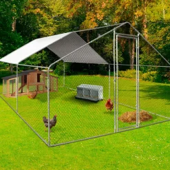 Pondoir pour poules 3 emplacements en métal nichoir avec fond*IDMarket