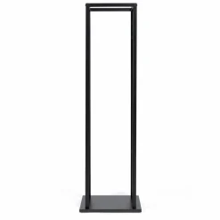 Range bûche intérieur vertical en acier noir*IDMarket