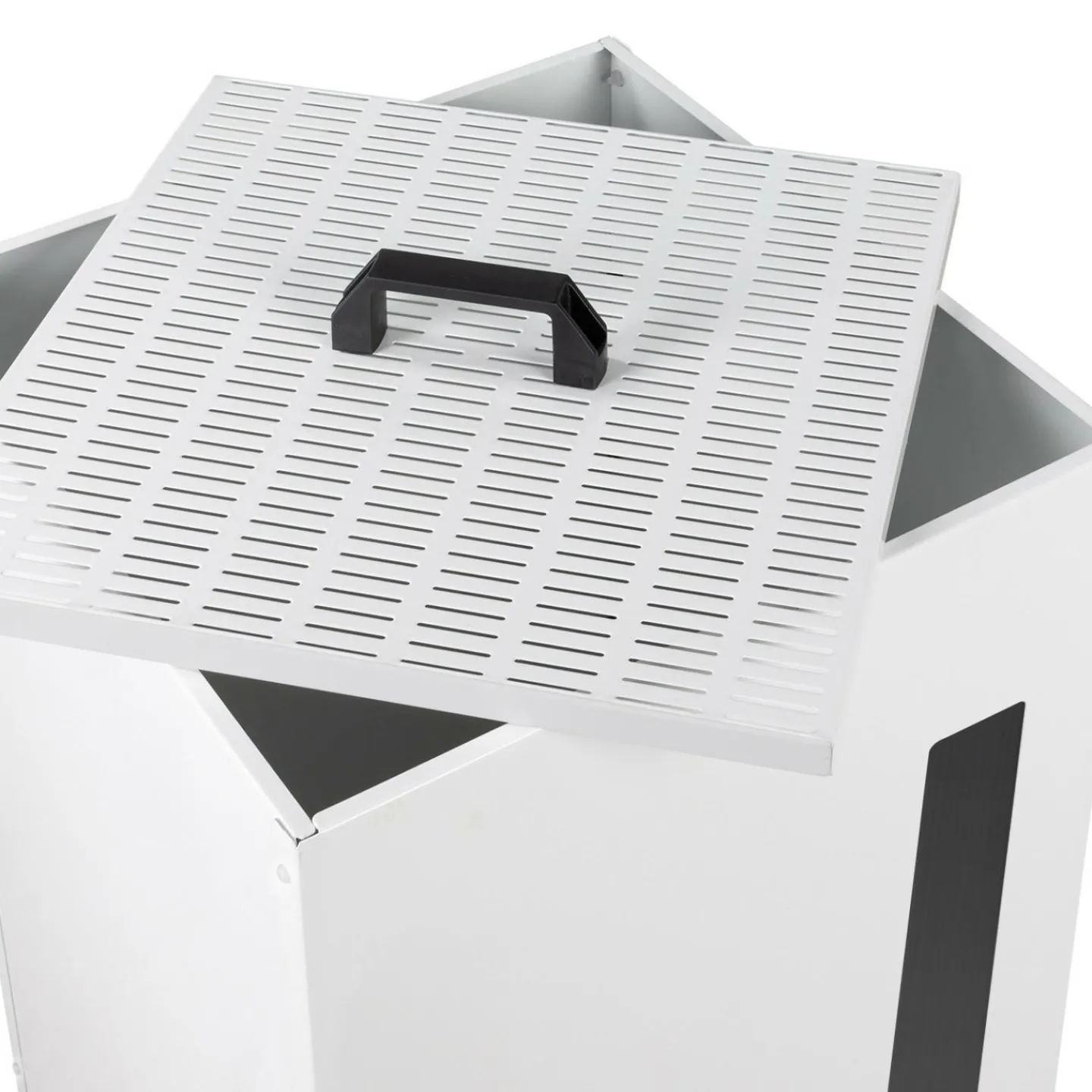 Réservoir à granulés - rangement à pellets 45 kg blanc 36 x 36 x 76 cm*IDMarket Sale