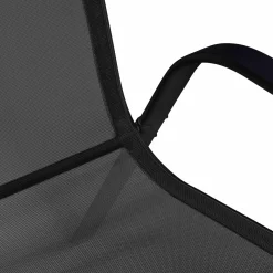 Salon de jardin bois et noir extensible*IDMarket Outlet