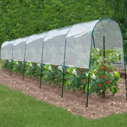 Serre à tomates tunnel 6 m*IDMarket New