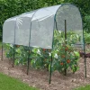 Serre à tomates tunnel 4 m*IDMarket New