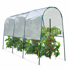 Serre à tomates tunnel 4 m*IDMarket New