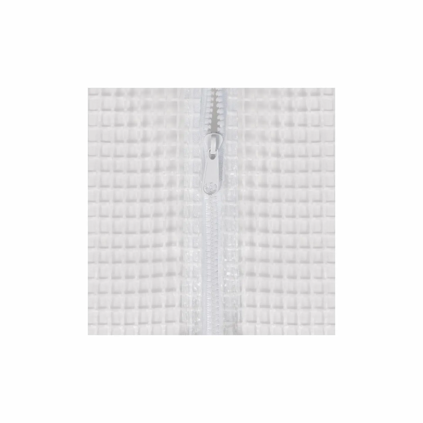 Serre de jardin tunnel blanche 6m2*IDMarket Discount