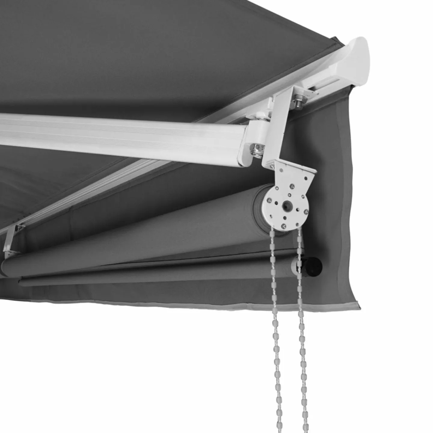 Store banne 3x2 m enroulable gris anthracite*IDMarket Discount