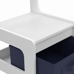 Table à dessin pour enfant avec 2 chaises et bacs de rangement*IDMarket