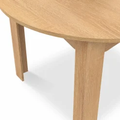 Table à manger bois extensible ronde pour 4-8 personnes*IDMarket Online