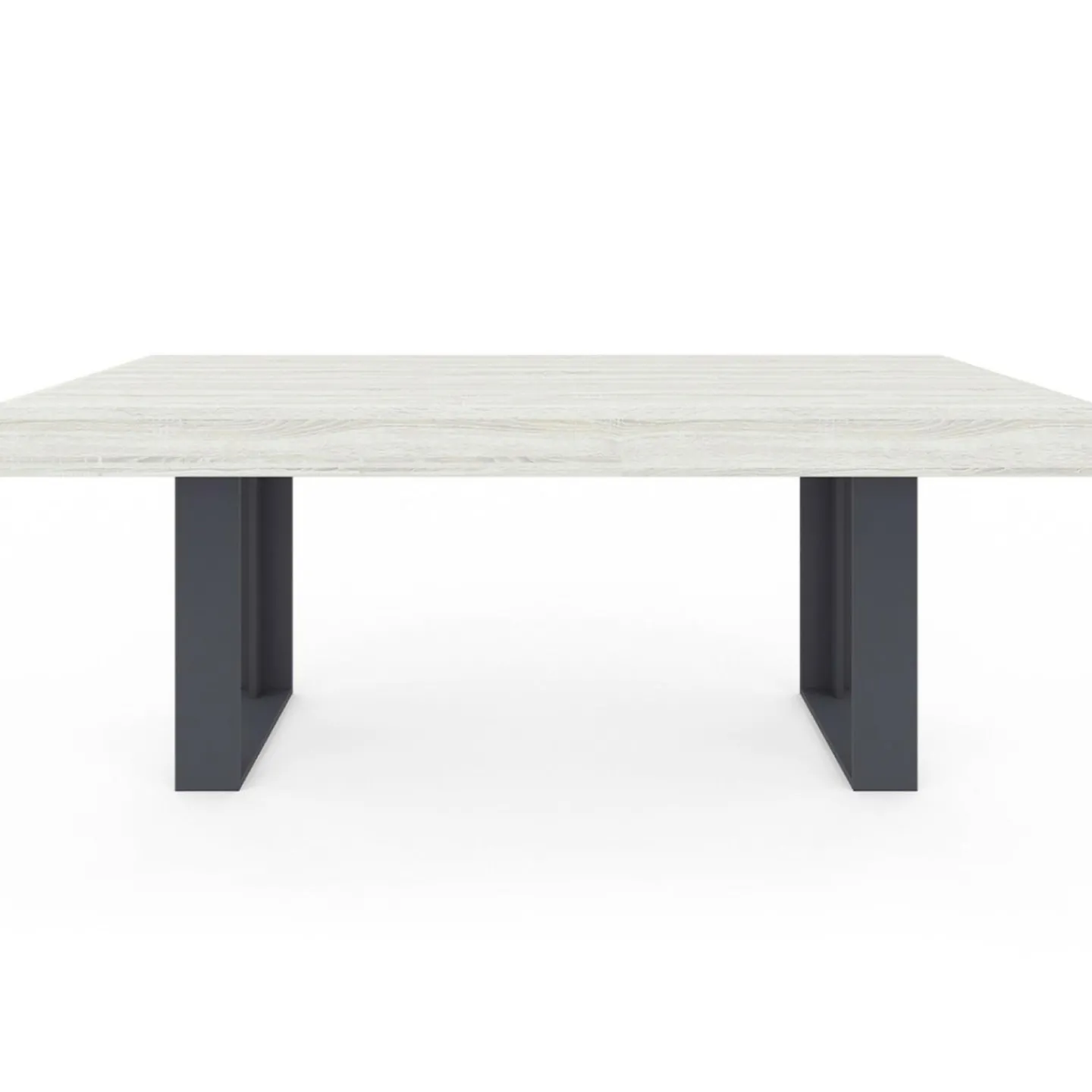 Table à manger bois gris 200 cm*IDMarket Online