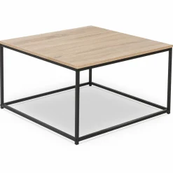 Table basse métal industriel carrée*IDMarket Best