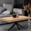 Table basse pied araignée bois et noir*IDMarket Hot