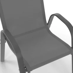 Table de jardin extensible 12 places grise avec chaises*IDMarket Discount