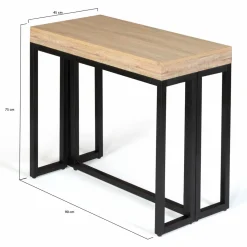Table industrielle extensible 10 personnes 235 cm*IDMarket