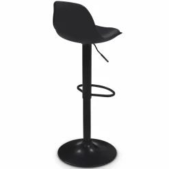 Tabourets de bar design noirs*IDMarket Best