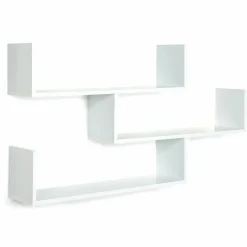 Étagères suspendues 3 niveaux blanches*IDMarket Clearance