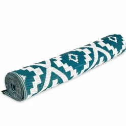 Tapis bleu canard pour terrasse et extérieur*IDMarket Online