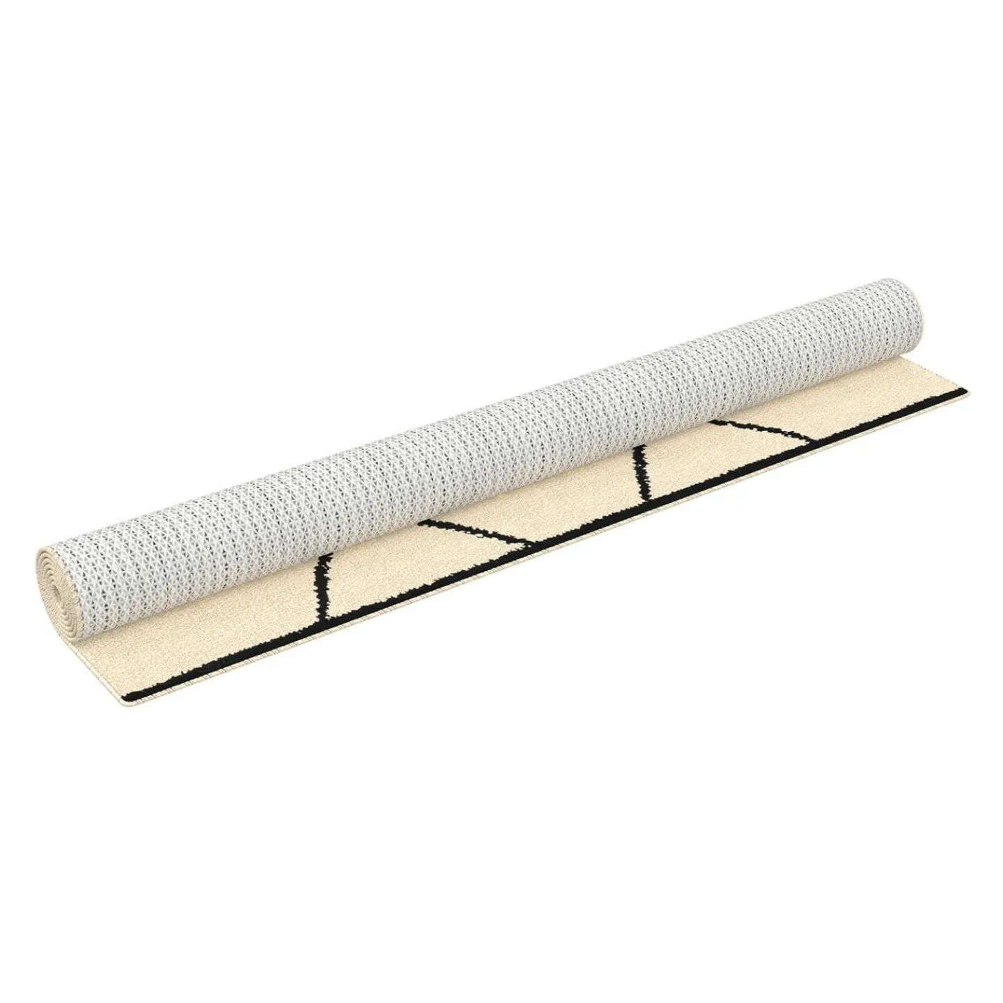 Tapis d'intérieur rectangle à motifs berbère 160 x 220 cm*IDMarket Discount
