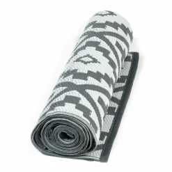 Tapis extérieur terrasse motifs géométriques gris et blanc 160 x 260 cm*IDMarket Discount