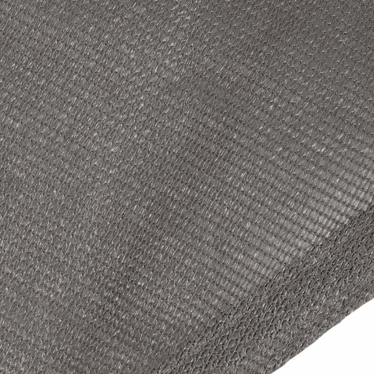 Toile ombrage carré haute densité gris 4x4 m*IDMarket