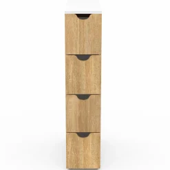 Tour de rangement à roulettes 4 tiroirs*IDMarket Outlet