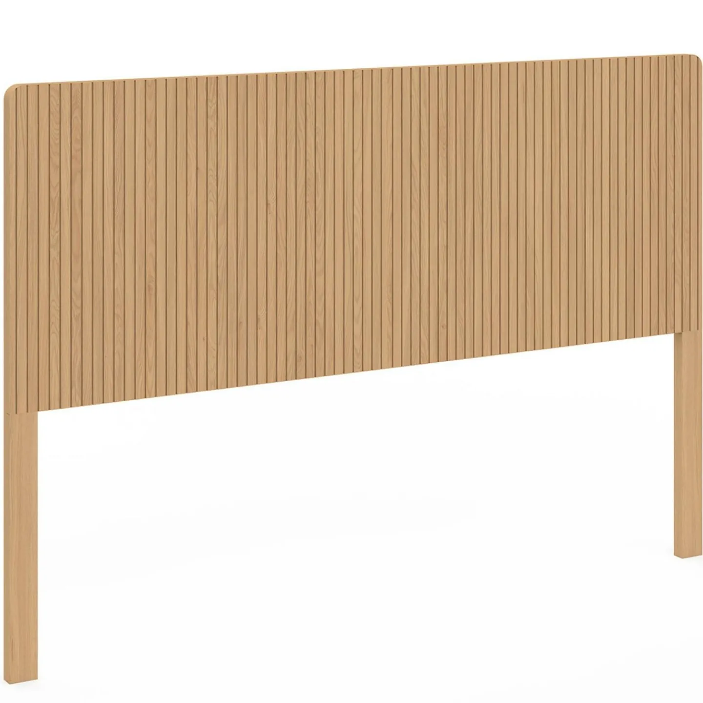 Tête de lit sur pied effet lattes 160 cm*IDMarket Clearance