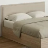 Tête de lit suspendue en tissu lin beige de 160 cm*IDMarket Discount