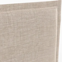 Tête de lit suspendue en tissu lin beige de 160 cm*IDMarket Discount